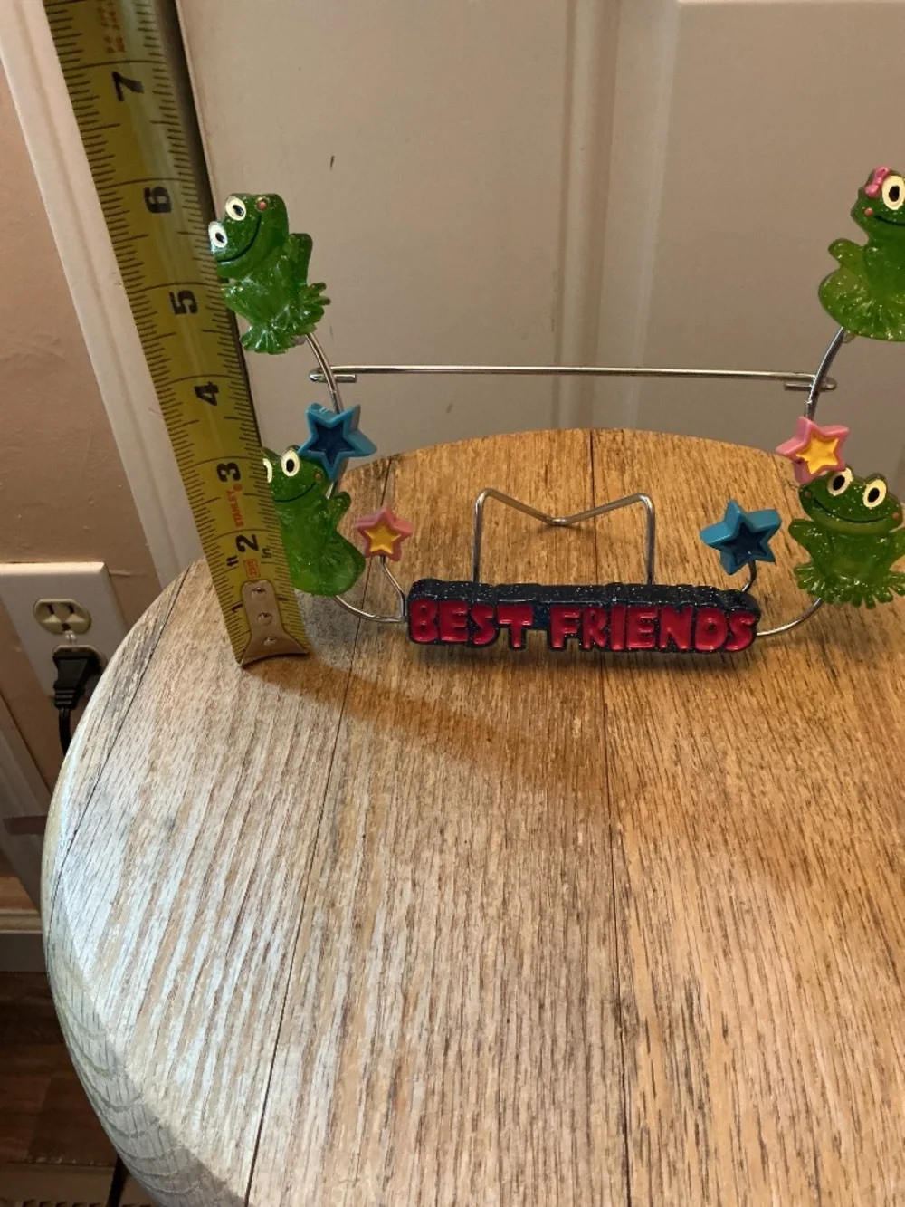 Best Friends Frog Metal Picture Frame